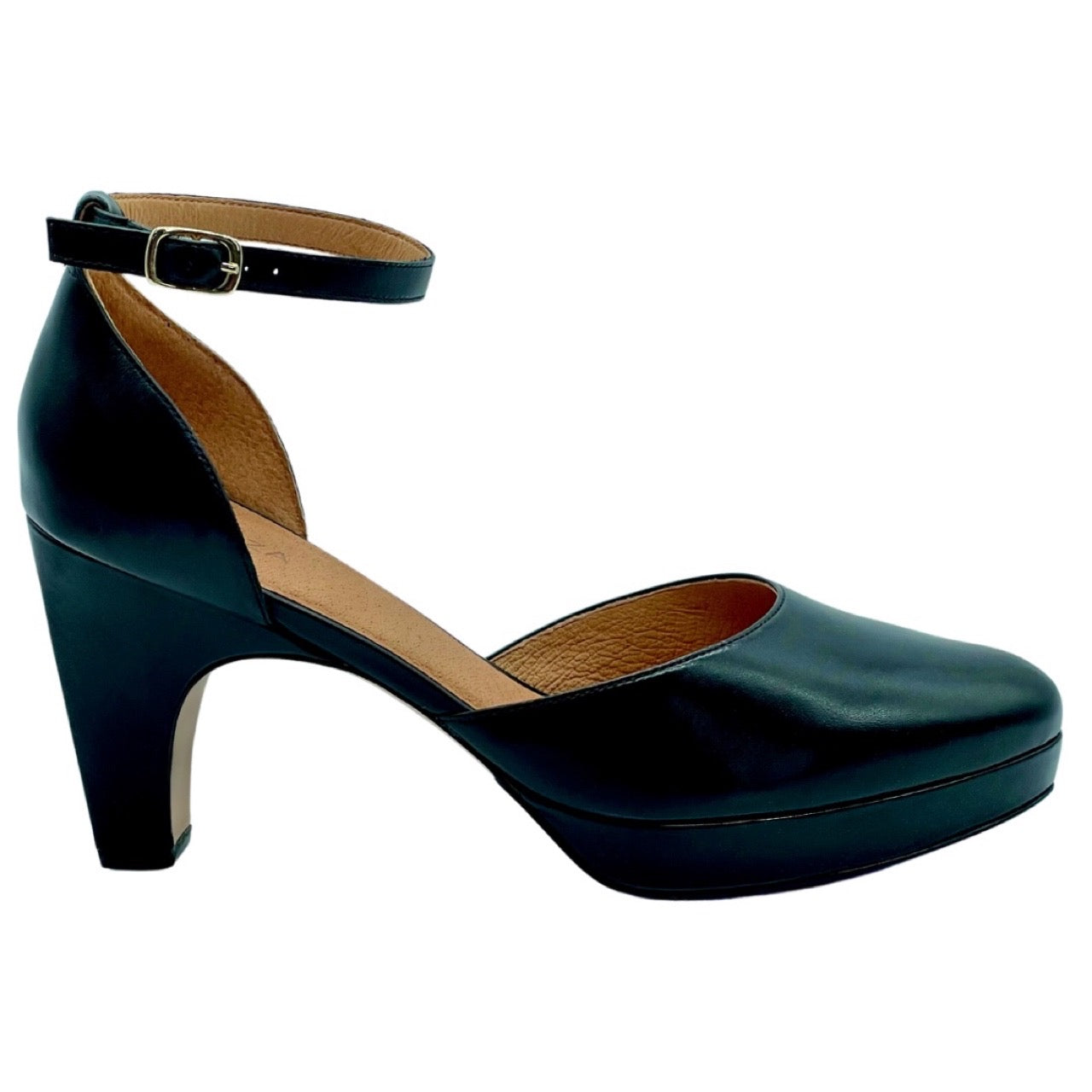 dr LIZA closed toe sandal BLACK